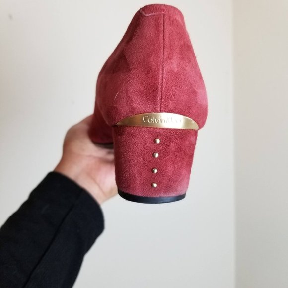 Calvin Klein GENOVEVA point toe chunky heel - Picture 5 of 11